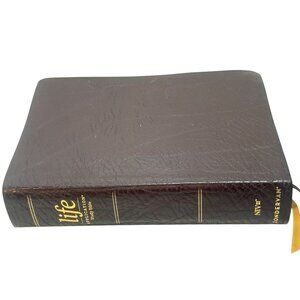 NIV Life Application Study Bible Bonded Leather Gold Edges Zondervan 3rd Ed 2019